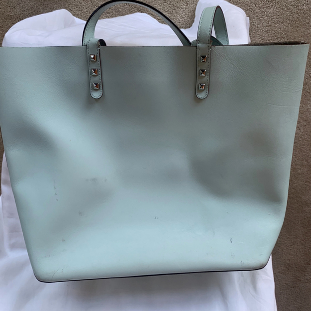 Rebecca Minkoff Seafoam Green Leather Tote - Picture 4 of 7